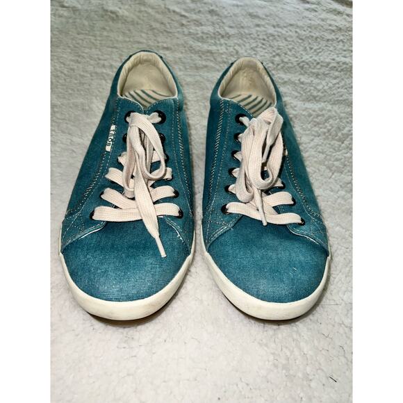 Taos Star Lace Up Sneaker in Turquoise - size 11 - Picture 7 of 8